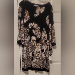 Studio One Multicolor 3/4 Sleeve New With Tags Size Large